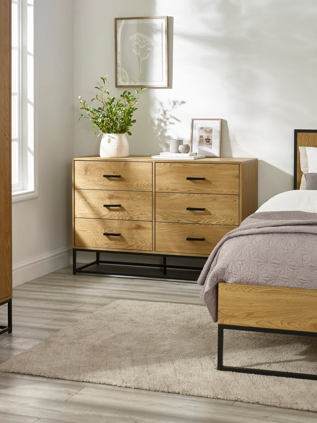 Harlow 6 Drawer Wide Chest