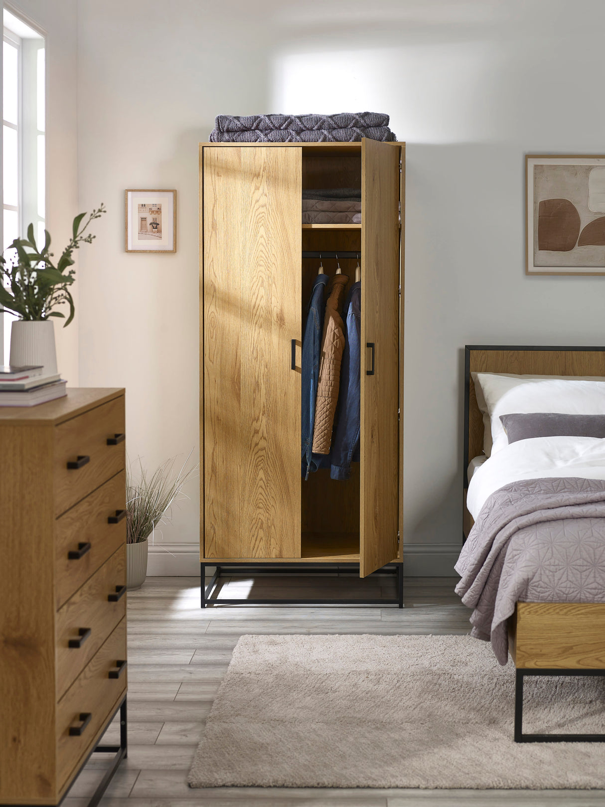 Harlow 2 Door Wardrobe