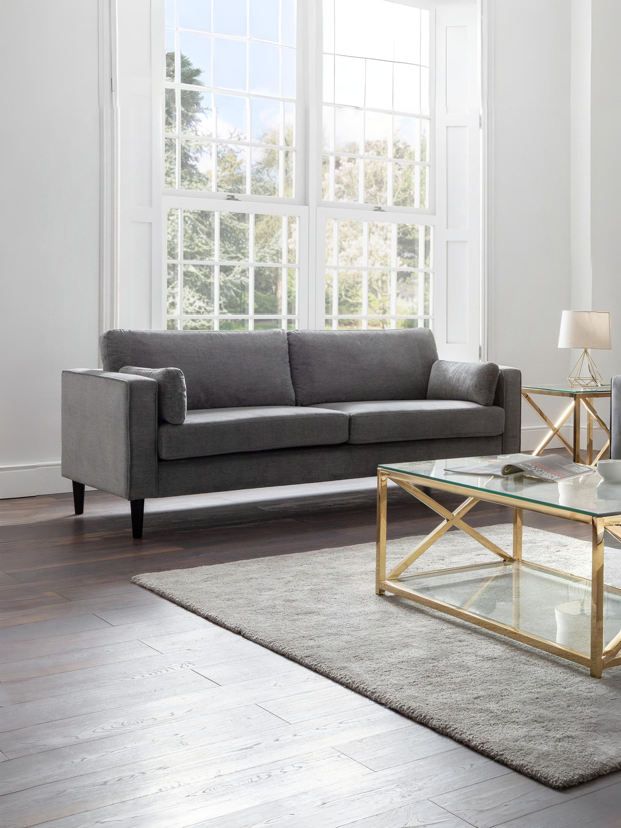 Hayward Upholstered 3 Seater Sofa
