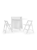 Helsinki 2 Seater Compact Drop Leaf Dining Set with Folding Chairs