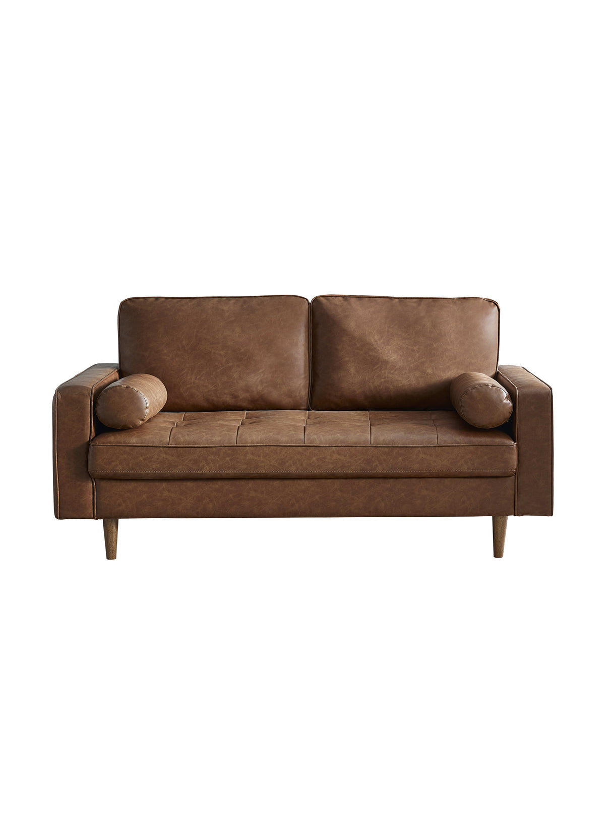 Henley Upholstered 3 Seater Sofa with Bolster Cushions