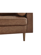 Henley Upholstered 3 Seater Sofa with Bolster Cushions
