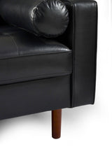 Henley Upholstered 3 Seater Sofa with Bolster Cushions