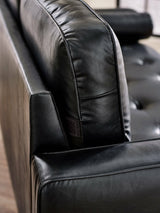 Henley Upholstered 3 Seater Sofa with Bolster Cushions