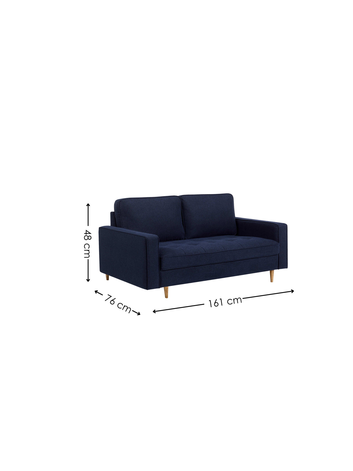 Henrietta Upholstered 3 Seater Sofa