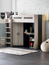 Hercules High Sleeper Bed with Desk