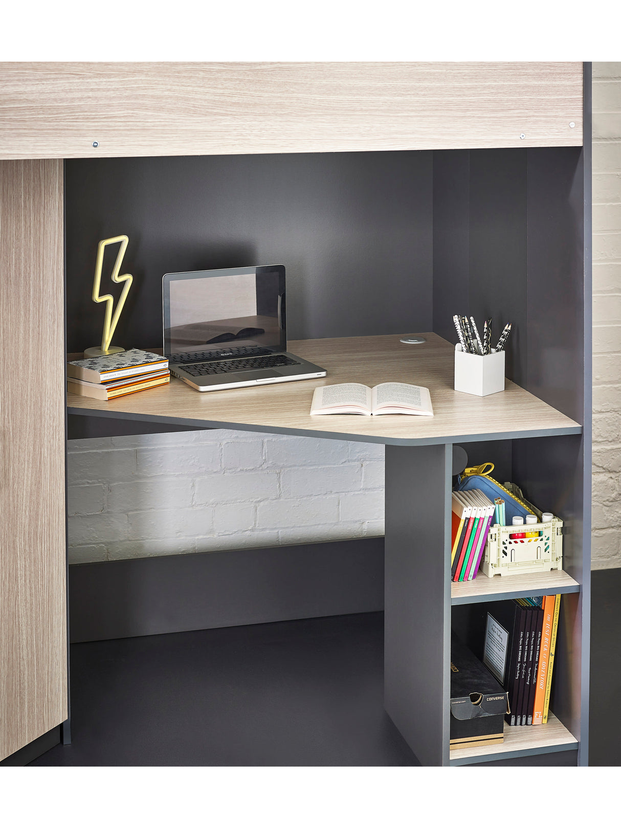 Hercules High Sleeper Bed with Desk