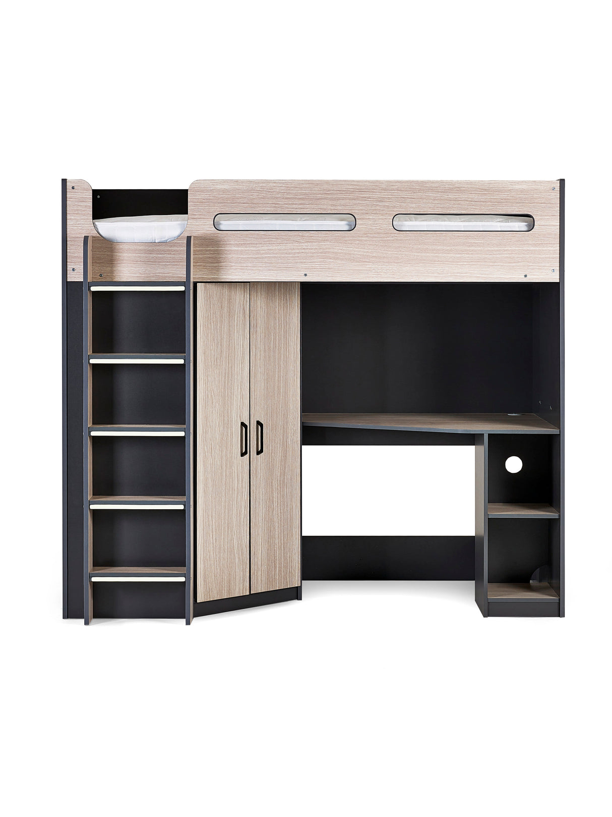 Hercules High Sleeper Bed with Desk