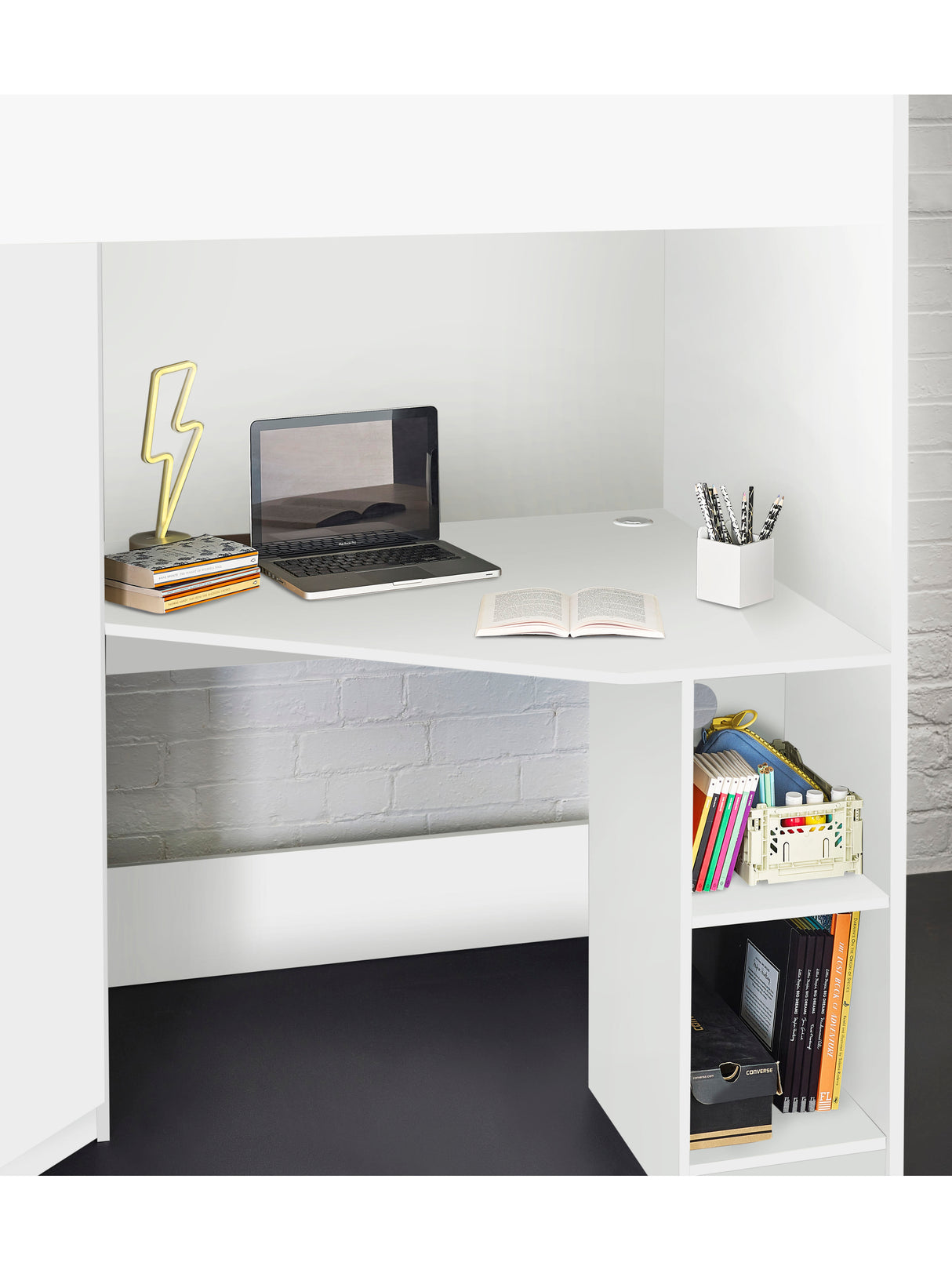 Hercules High Sleeper Bed with Desk