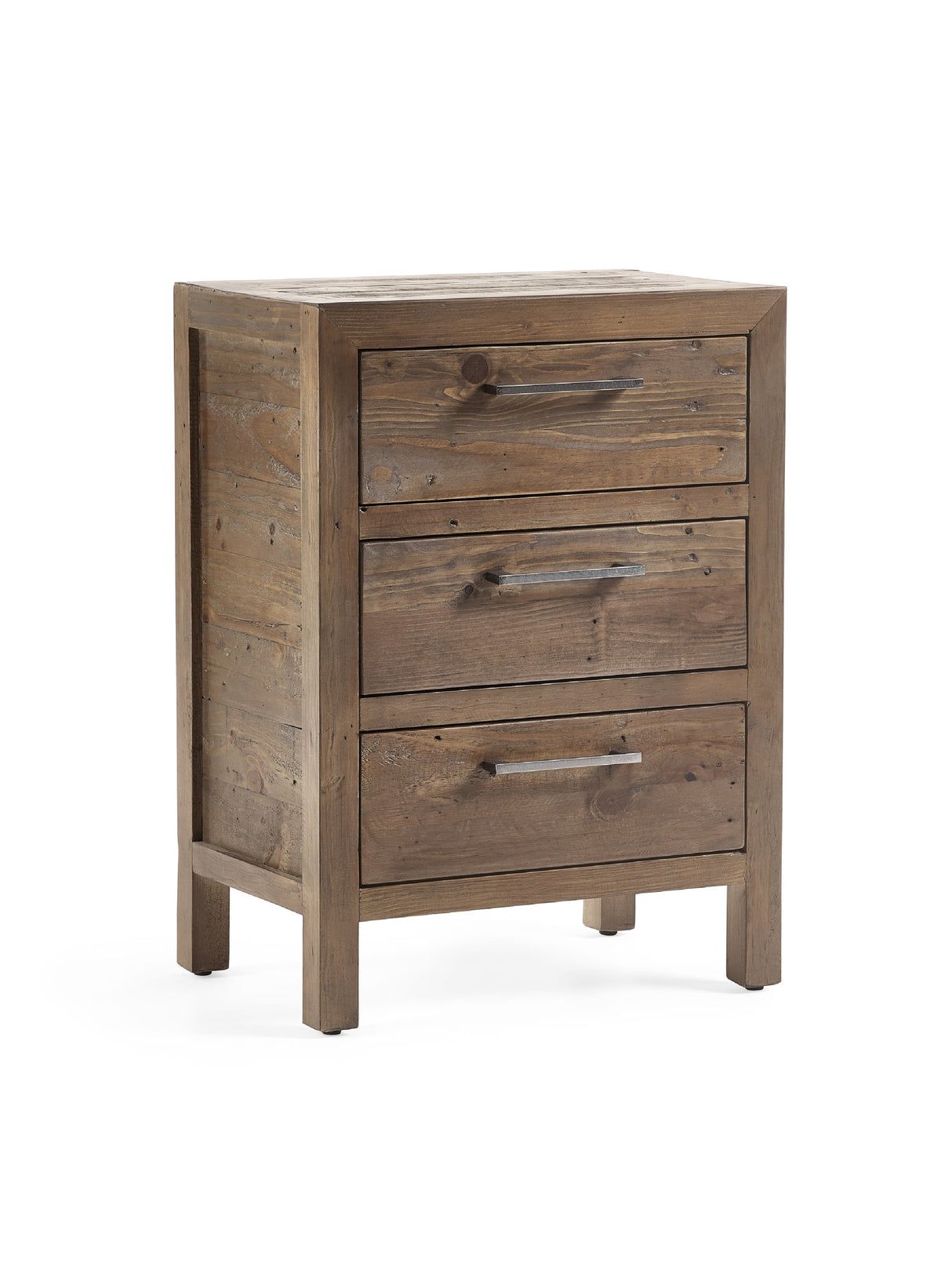 Heritage 3 Drawer Bedside Table