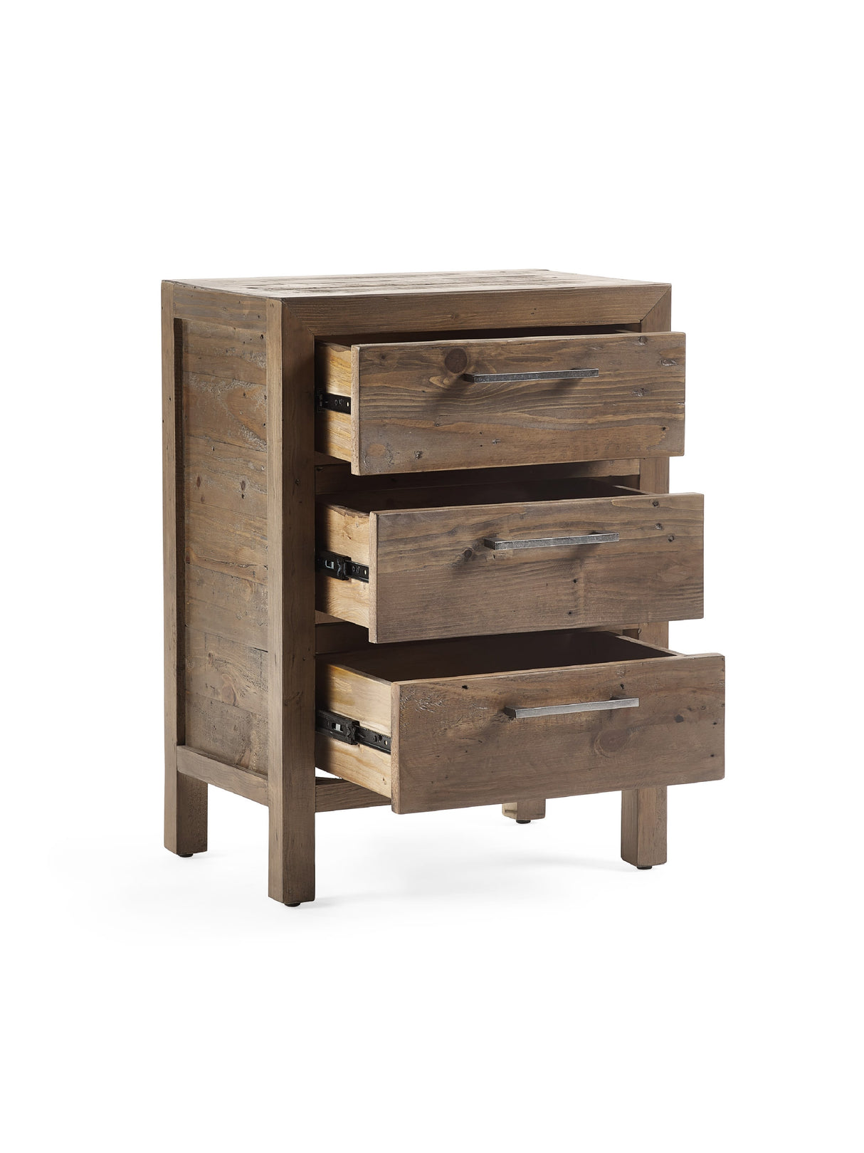 Heritage 3 Drawer Bedside Table