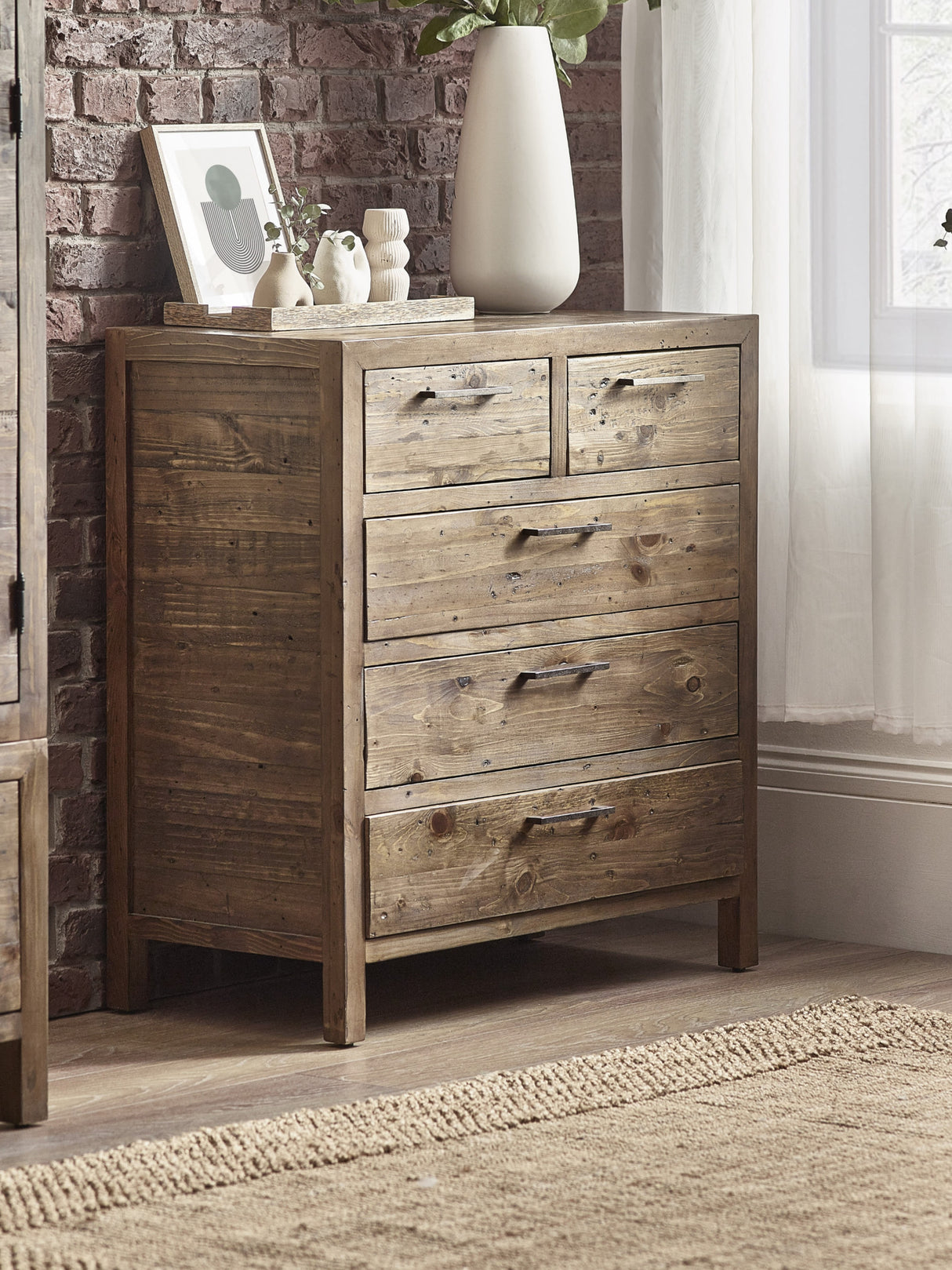 Heritage 5 Drawer Chest (3+2)