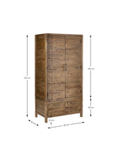Heritage 2 Door 2 Drawer Wardrobe