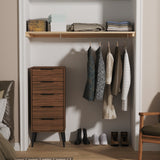 Hong Kong (Black Legs) 5 Drawer Bedside Cabinet