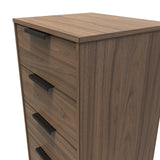 Hong Kong (Black Legs) 5 Drawer Bedside Cabinet