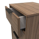 Hong Kong (Black Legs) 5 Drawer Bedside Cabinet