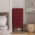 Hong Kong 5 Drawer Bedside Cabinet