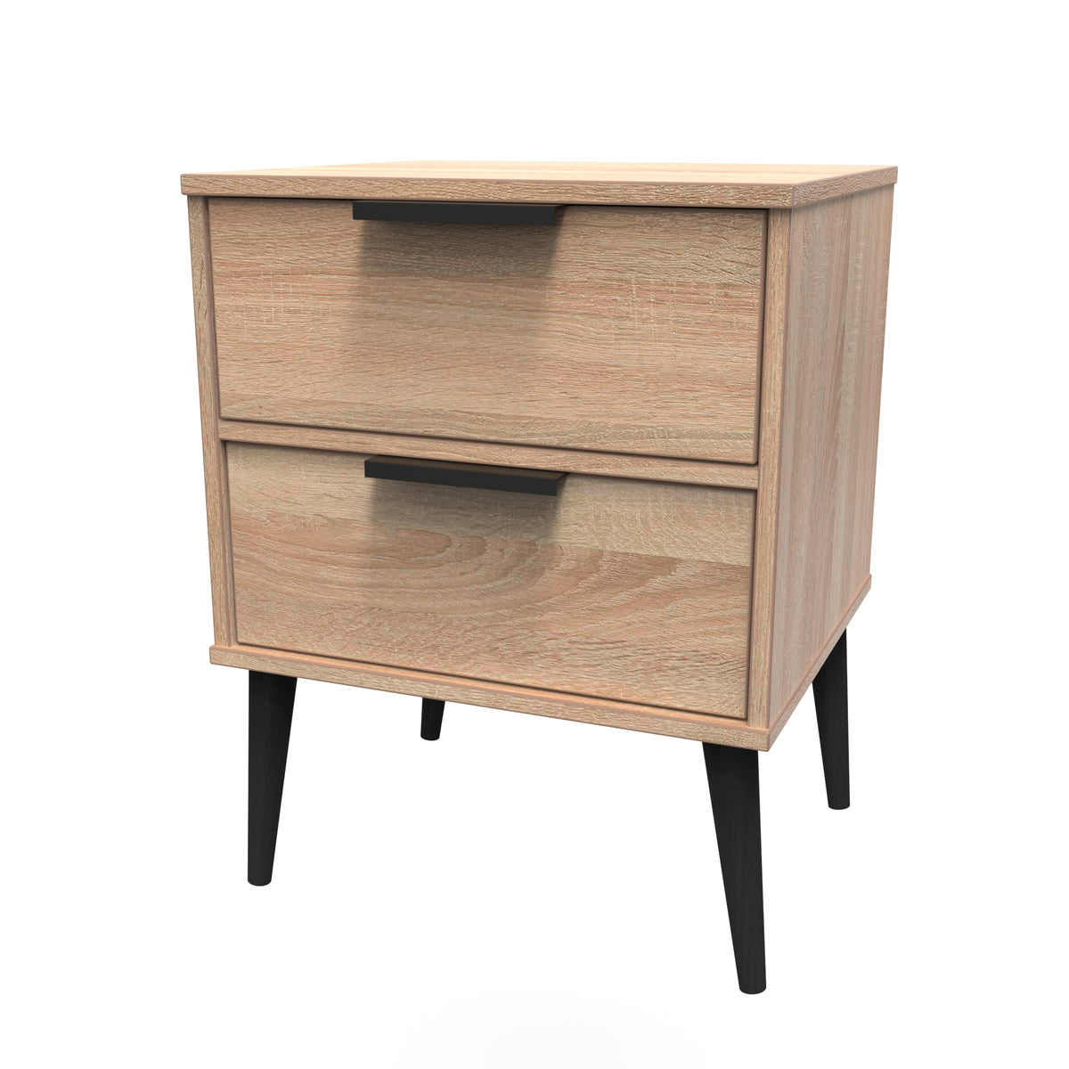 Hong Kong 2 Drawer Bedside Cabinet