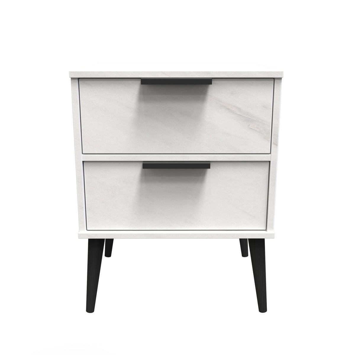 Hong Kong 2 Drawer Bedside Cabinet