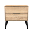 Hong Kong (Black Legs) 2 Drawer Midi Chest