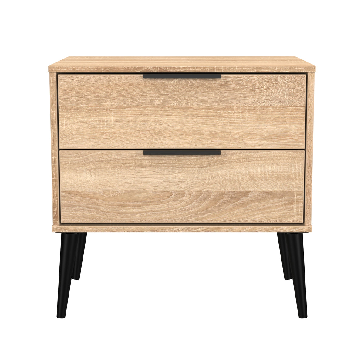 Hong Kong (Black Legs) 2 Drawer Midi Chest