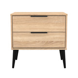 Hong Kong (Black Legs) 2 Drawer Midi Chest