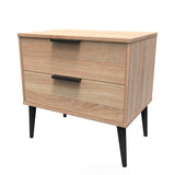 Hong Kong (Black Legs) 2 Drawer Midi Chest