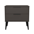 Hong Kong (Black Legs) 2 Drawer Midi Chest