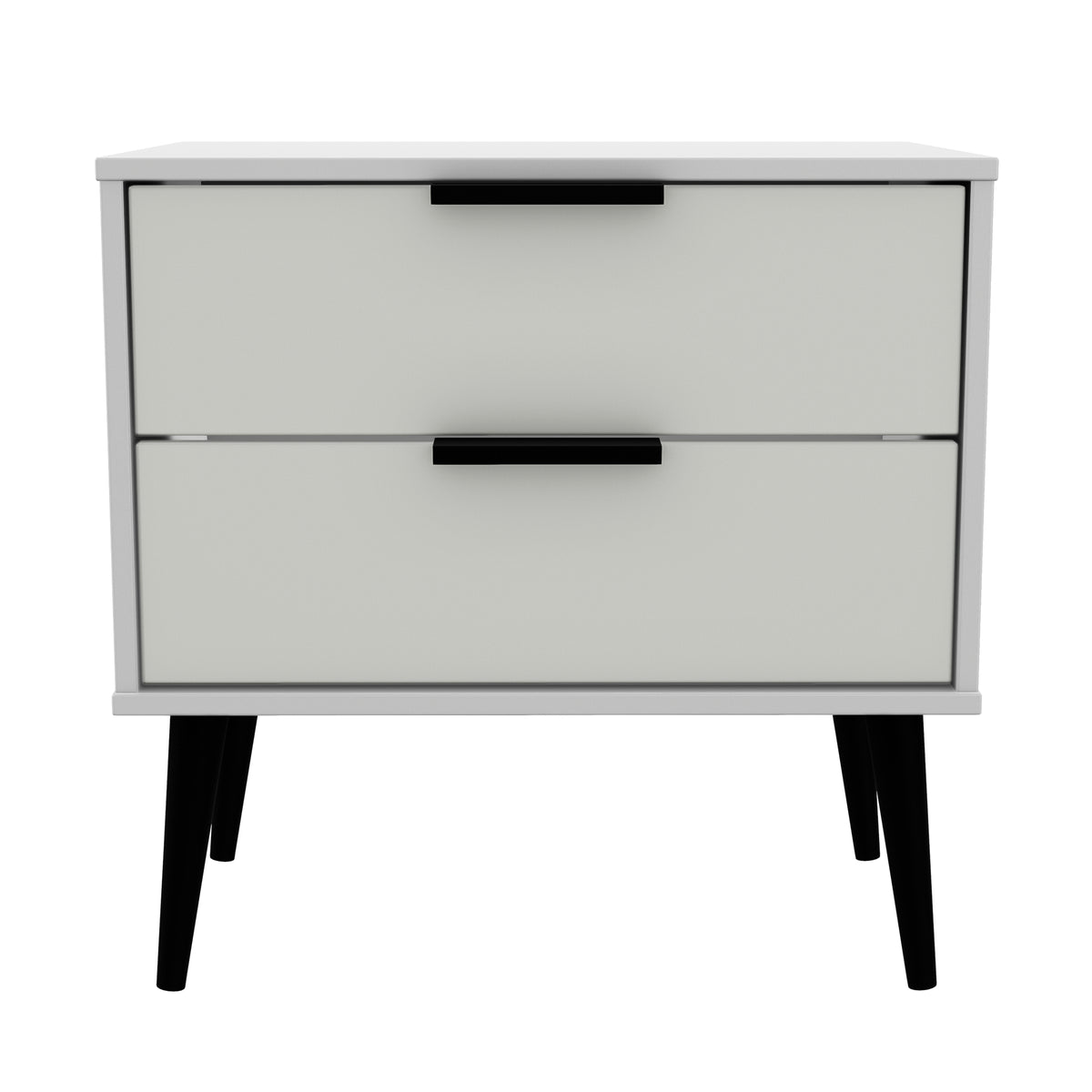Hong Kong (Black Legs) 2 Drawer Midi Chest