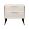 Hong Kong (Black Legs) 2 Drawer Midi Chest