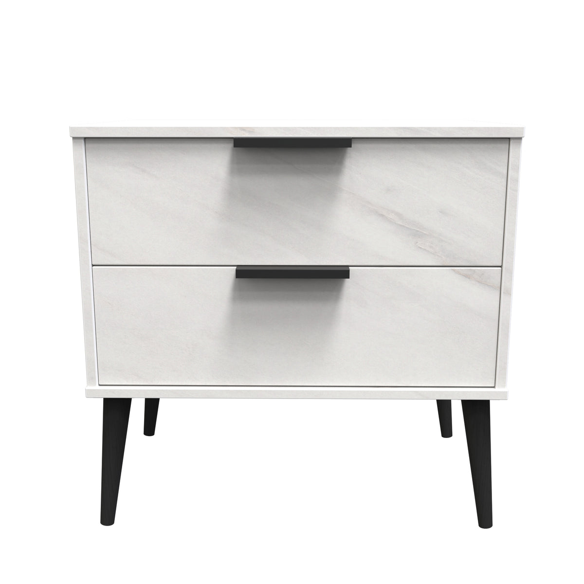 Hong Kong (Black Legs) 2 Drawer Midi Chest