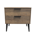 Hong Kong (Black Legs) 2 Drawer Midi Chest