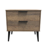 Hong Kong (Black Legs) 2 Drawer Midi Chest