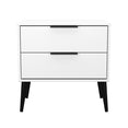 Hong Kong (Black Legs) 2 Drawer Midi Chest