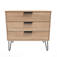 Hong Kong (Black Legs) 3 Drawer Chest