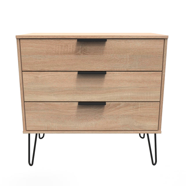 Hong Kong (Black Legs) 3 Drawer Chest