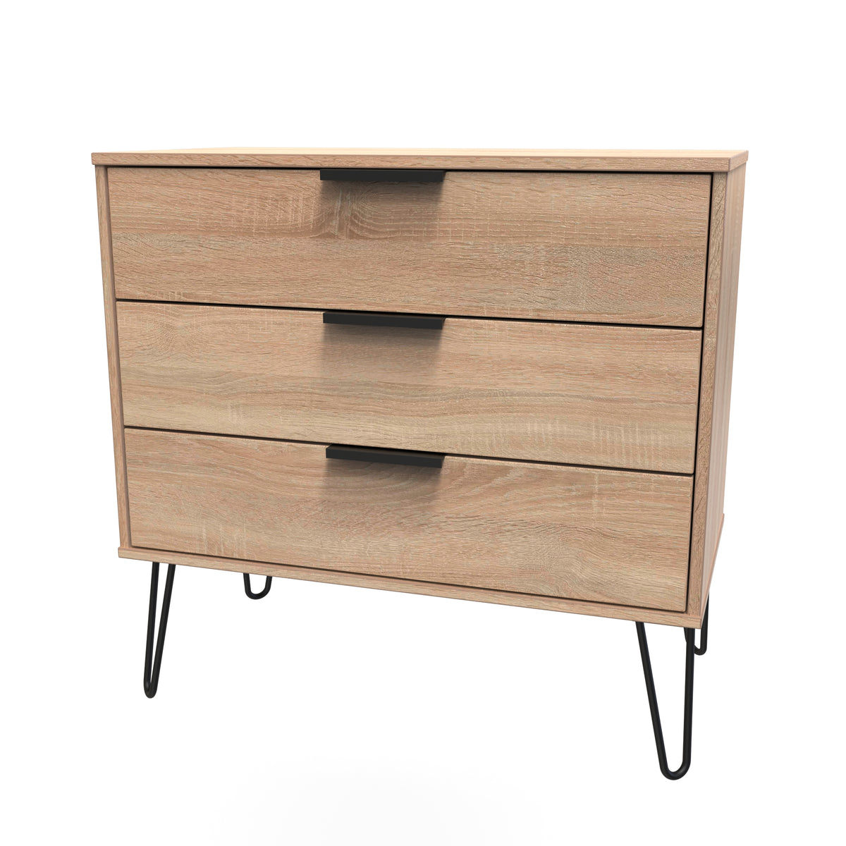 Hong Kong (Black Legs) 3 Drawer Chest