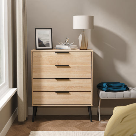Hong Kong (Black Legs) 4 Drawer Chest