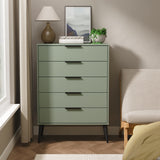 Hong Kong (Black Legs) 5 Drawer Chest
