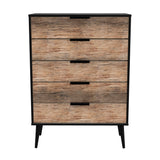 Hong Kong (Black Legs) 5 Drawer Chest