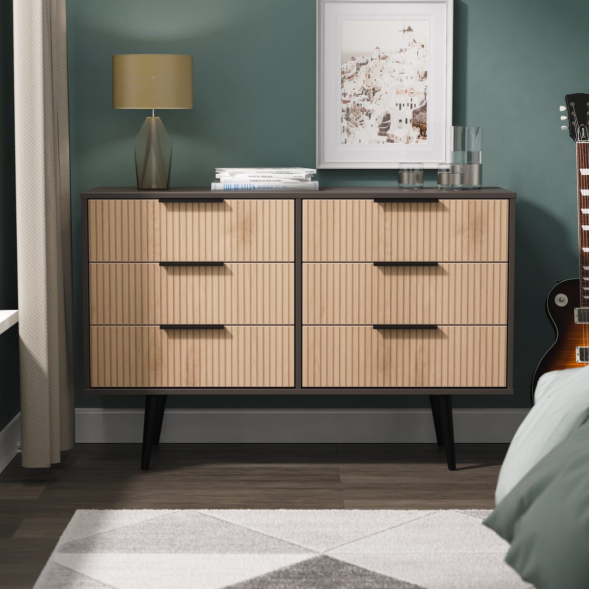 Hong Kong 6 Drawer Midi Chest