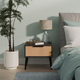 Hong Kong 1 Drawer Bedside Cabinet with Legs