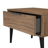 Hong Kong (Black Legs) 1 Drawer Midi Chest with Legs