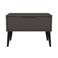Hong Kong (Black Legs) 1 Drawer Midi Chest with Legs