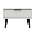 Hong Kong (Black Legs) 1 Drawer Midi Chest with Legs