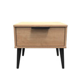Hong Kong (Black Legs) 1 Drawer Midi Chest with Legs