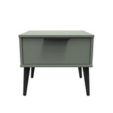 Hong Kong (Black Legs) 1 Drawer Midi Chest with Legs