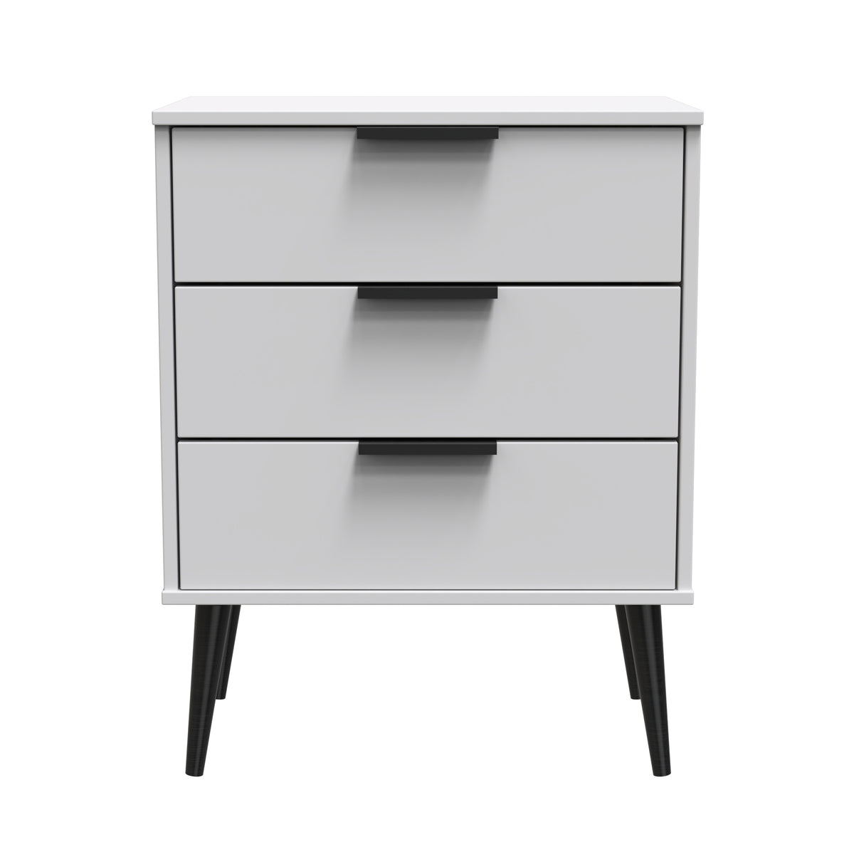 Hong Kong (Black Legs) 3 Drawer Midi Chest with Legs