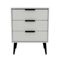 Hong Kong (Black Legs) 3 Drawer Midi Chest with Legs