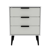 Hong Kong (Black Legs) 3 Drawer Midi Chest with Legs